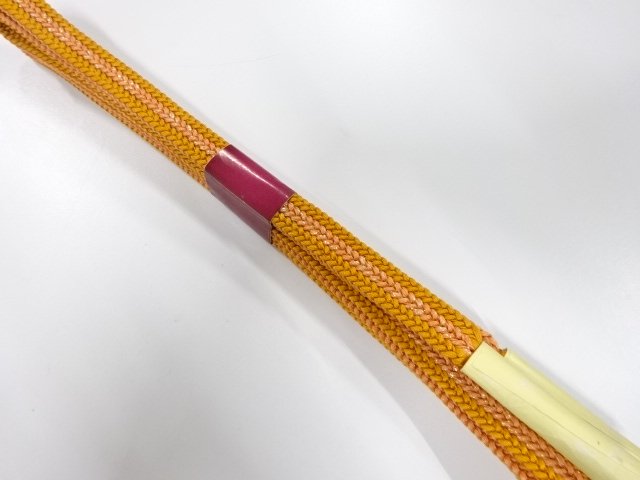 JAPANESE KIMONO / UNUSED HAND-TIED OBIJIME